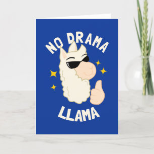 No Drama Llama Kort