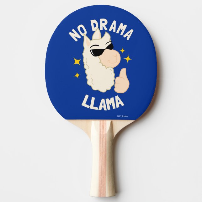 No Drama Llama Pingisracket (Framsidan)