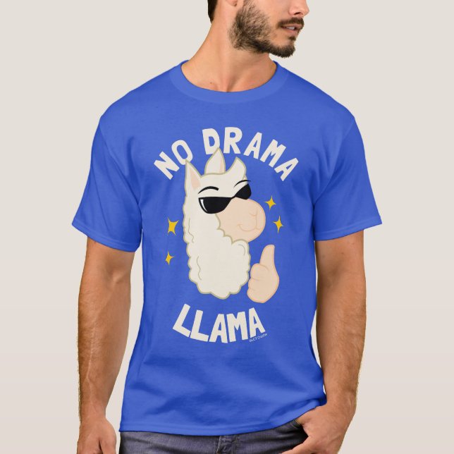No Drama Llama T Shirt (Framsida)