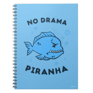 No Drama Piranha Anteckningsbok