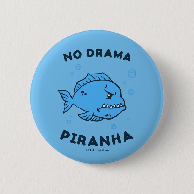 No Drama Piranha Knapp (Framsida)