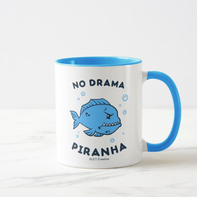 No Drama Piranha Mugg (Höger)
