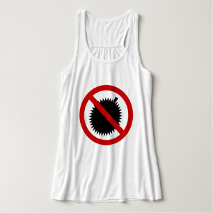 NO Durian Tropical Fruit Sign Linne Med Racerback