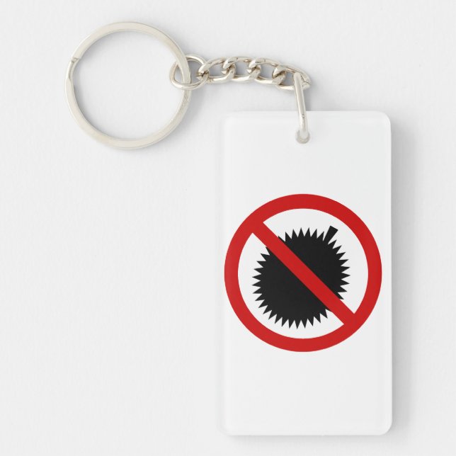 NO Durian Tropical Fruit ⚠ Thai Sign ⚠ (Framsidan)