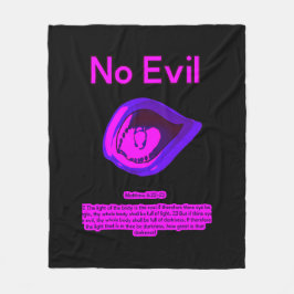 No Evil - City Jamz - Fleece Blanket