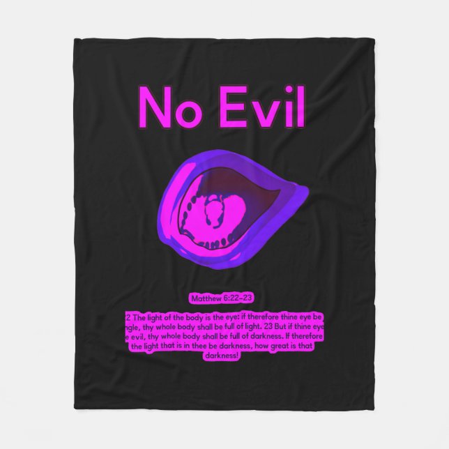 No Evil - City Jamz - Fleece Blanket (Framsidan)