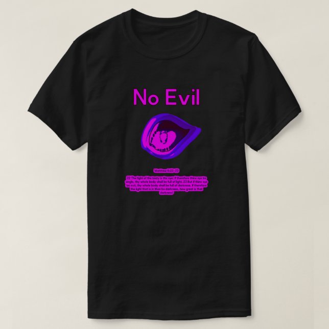 No Evil - City Jamz -  T-Shirt (Design framsida)
