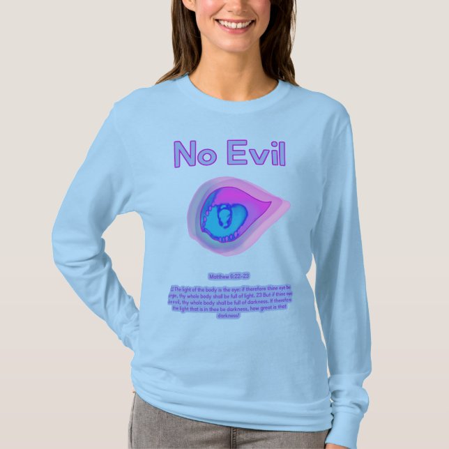 No Evil Öga - Iris T Shirt (Framsida)
