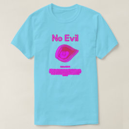 No Evil - Tahitian Sunset Logo-  T-Shirt