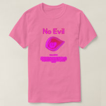 No Evil - Tahitiansk solnedgång logotyp- T-shirt
