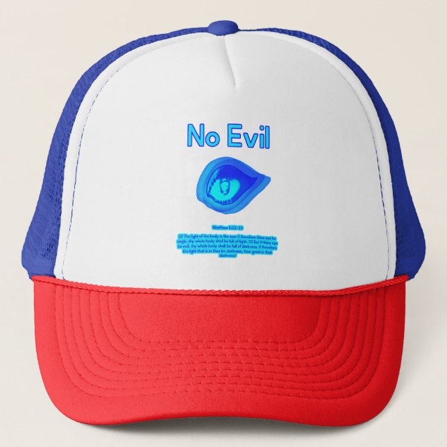 No Evil - Tropisk Våg Logo - Keps (Framsida)