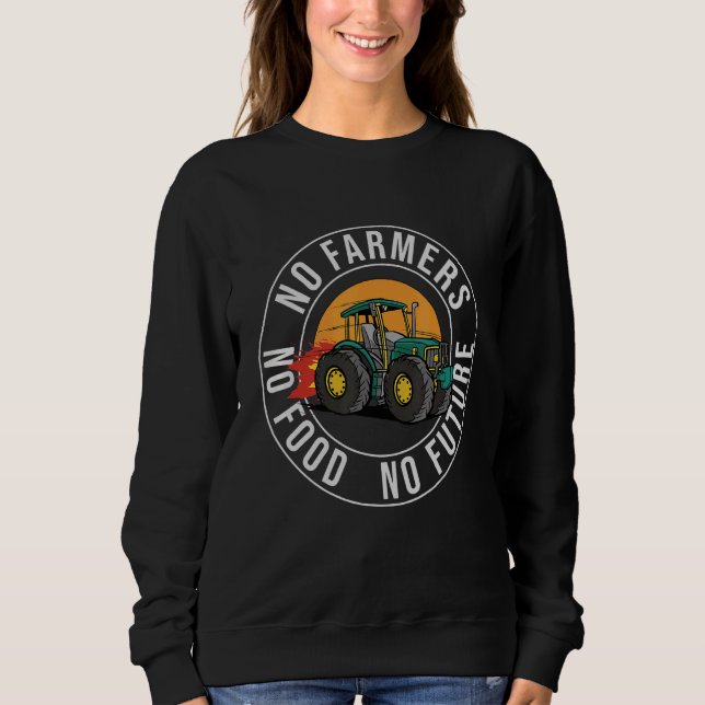 No Farmers No Food No Future T Shirt (Framsida)