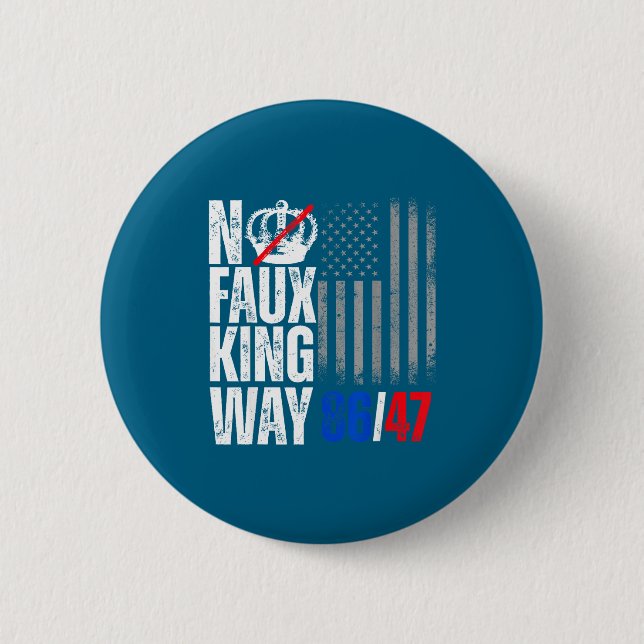 No Faux King Way 86 Artwork Knapp (Framsida)