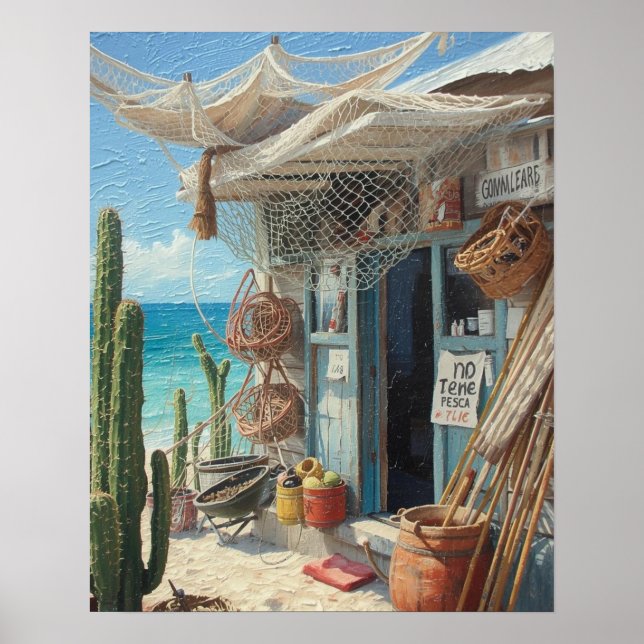 No fish today bonaire poster (Framsidan)