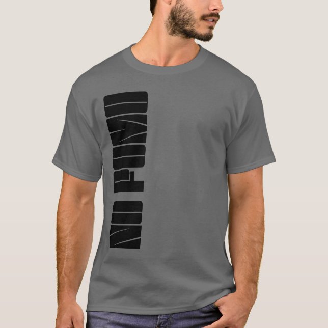 NO FOMO Bitcoin Crypto T-Shirt (Framsida)