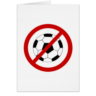 no-fotboll hälsningskort