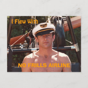 "No Frills Airline" vykort