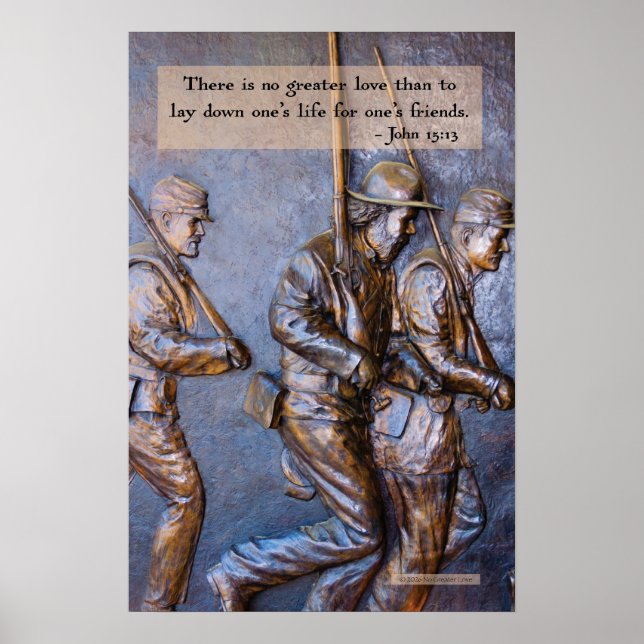 No Greater Love 2026 Art Show Poster (Framsidan)