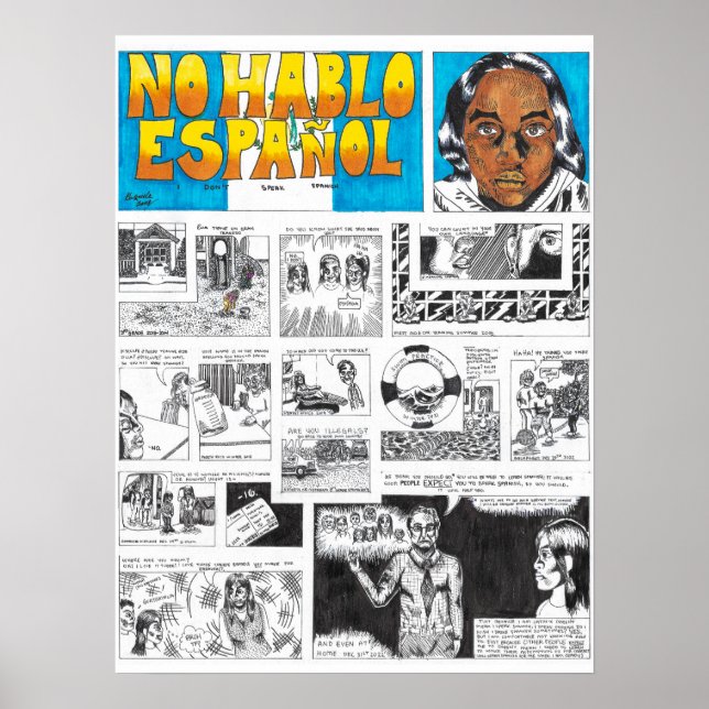 No Hablo Español Poster (Framsidan)