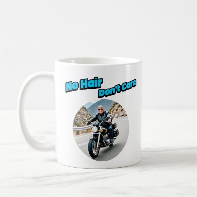 No hair Don't Care Kaffemugg (Vänster)