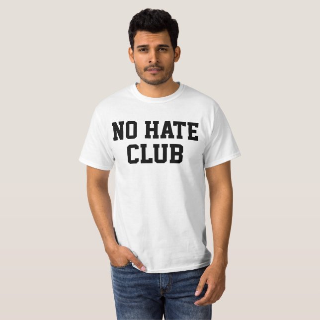 No Hate Club   T Shirt (Hel framsida)