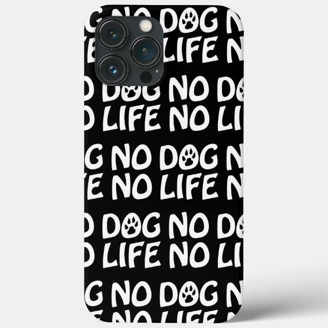 NO HUND NO LIFE Fodral-Mate iphone case (Baksida)