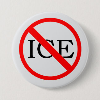 "NO ICE" Button Knapp