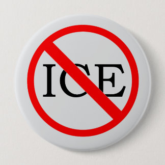 "NO ICE" Button Knapp