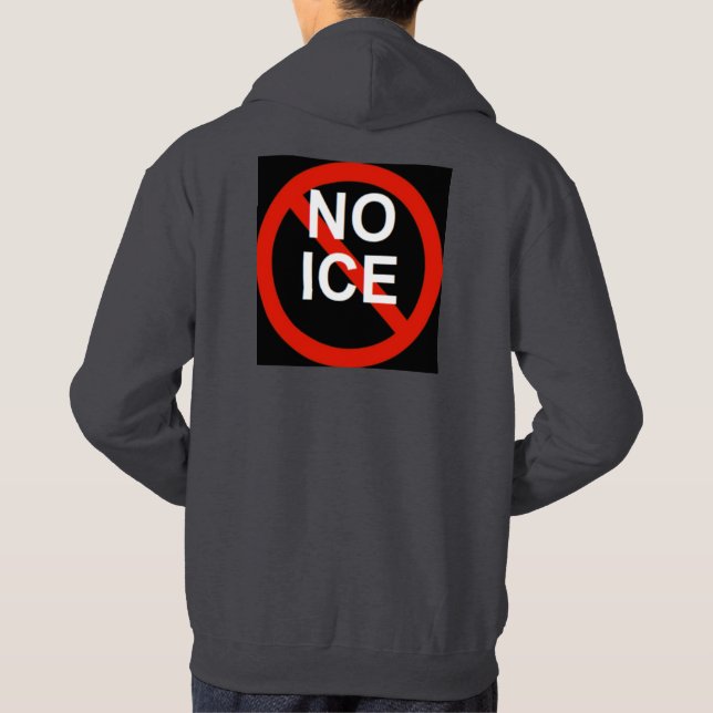 NO ICE T-Shirt Hoodie (Baksida)