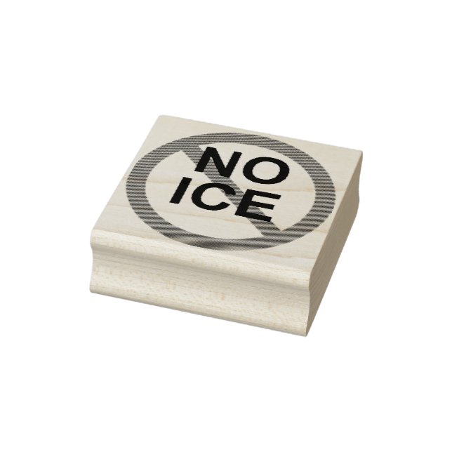 NO ICE Wood Art Stamp Stämpel (Stämpel)