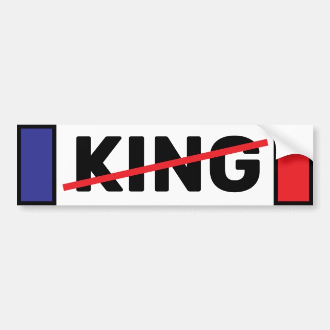 No KING  Bildekal (Framsidan)