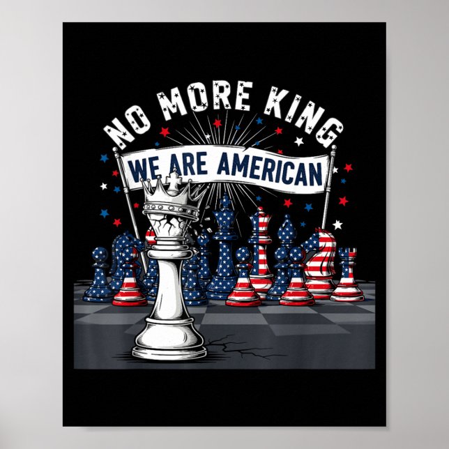 No King In America Gift Men Women  Poster (Framsidan)