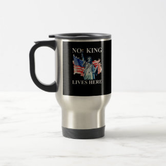 No King Lives in America Freedom Flag Patriotic Resemugg