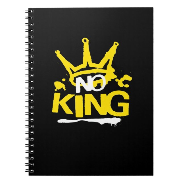 No King Minimal Rengör Anteckningsbok (Framsidan)