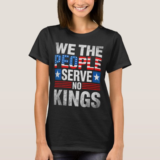 No King Patriotic Dom Shirt For Men Women  T Shirt (Framsida)