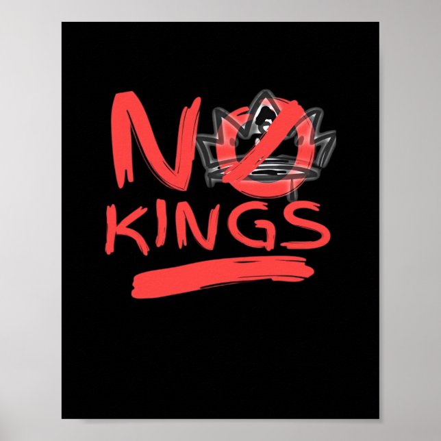 No King Simple Clean Design Poster (Framsidan)