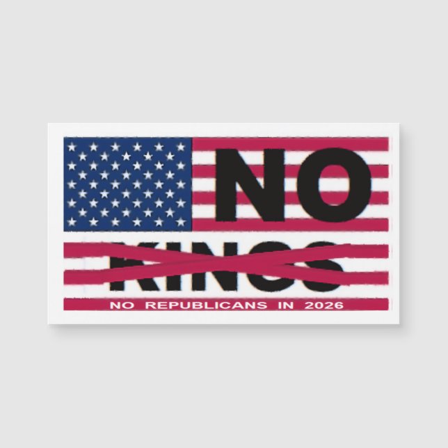 NO KINGS (Framsida)