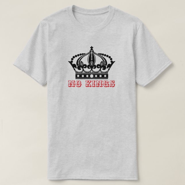 No Kings2 T Shirt (Design framsida)