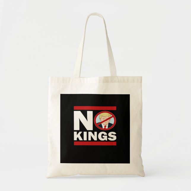 No Kings Anti Classic Minimal Ren Tygkasse (Framsidan)