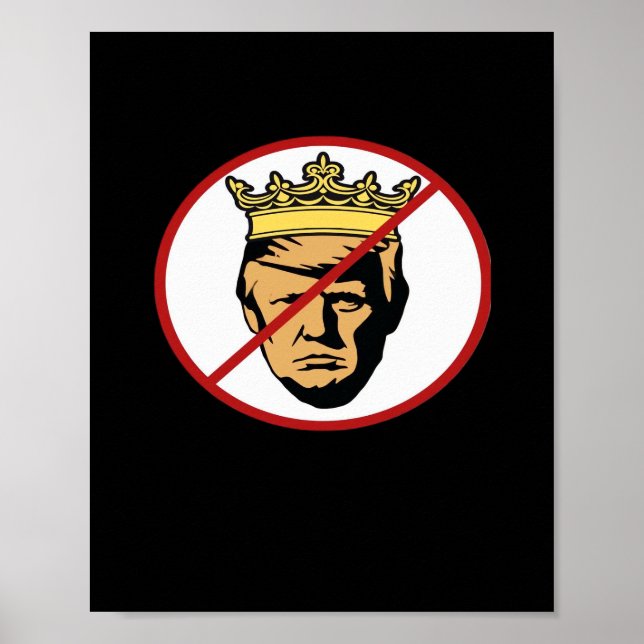No Kings Anti Creative Classic Design Poster (Framsidan)