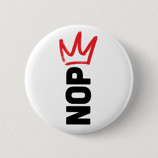 No Kings Button Knapp