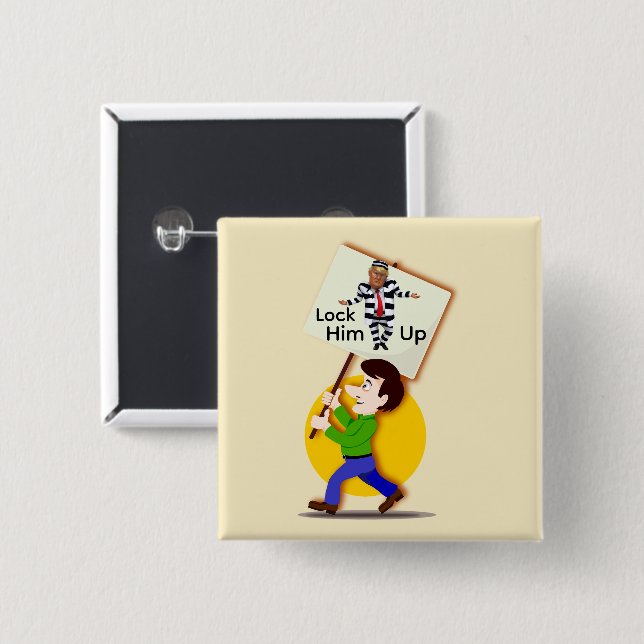 No Kings Button Knapp (Framsida & baksida)