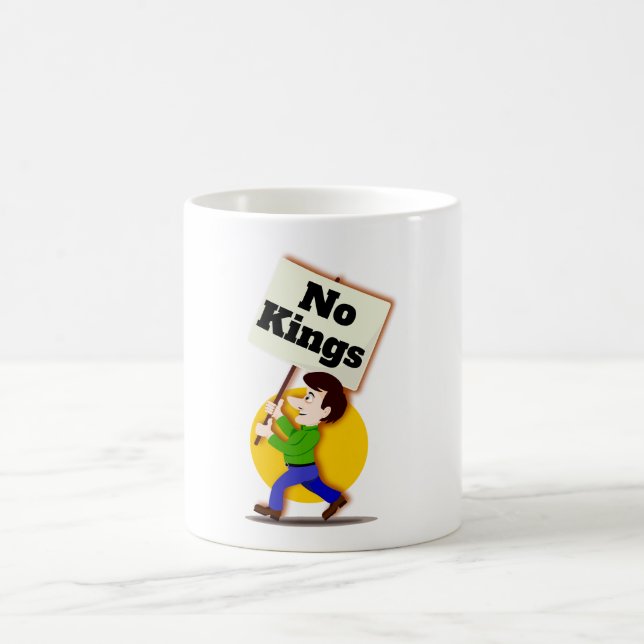 No Kings Coffee Mug Kaffemugg (Center)