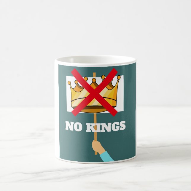 No Kings Coffee Mug Kaffemugg (Center)