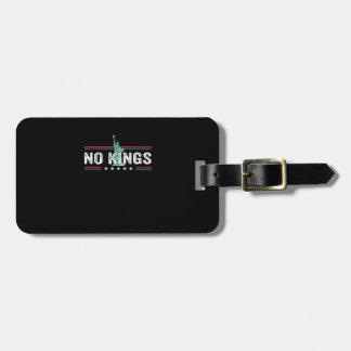 No Kings Day Retro Graphic Bagagebricka