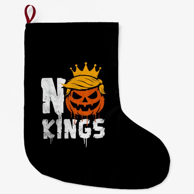 No Kings Halloween Stor Julstrumpa (Framsidan)