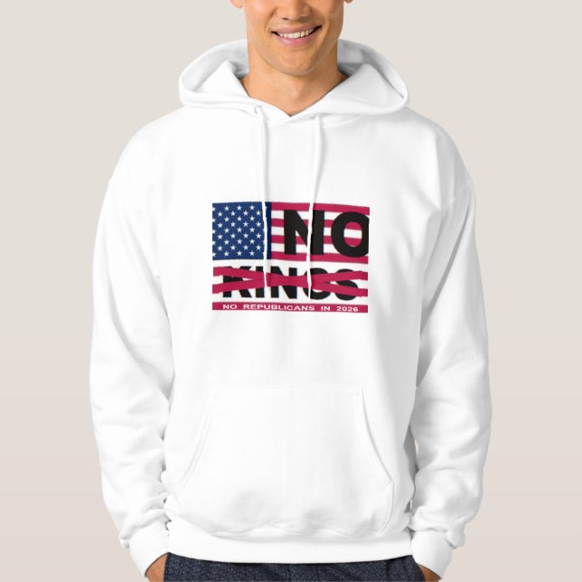 NO KINGS HOODIE (Framsida)