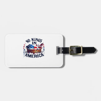 No Kings In America Classic Retro Cool Bagagebricka