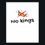 No Kings In America Classic Retro Style Poster<br><div class="desc">No Kings In America Classic Retro Style: A retro-styled patriotic graphic honoring the American legacy of independence. Timeless,  proud,  and classic.</div>