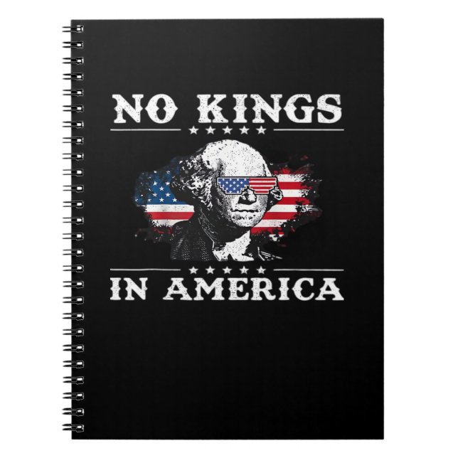 No Kings In America Doge Classic Funny Meme Anteckningsbok (Framsidan)